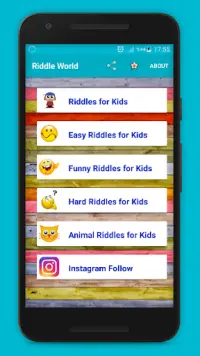 Riddles for Kids with Answers Screen Shot 0