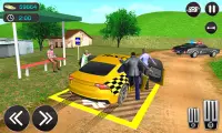taxichauffeur spel - offroad taxi rijsim Screen Shot 3