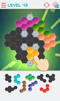 Hexagon Graph: Geometry Puzzle Screen Shot 1