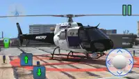 Police Helicopter 3D : Cop Flight Rescue Simulator Screen Shot 1