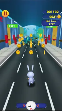 Animal Road Run For Fun Screen Shot 1