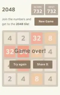 2048 puzzle Screen Shot 2