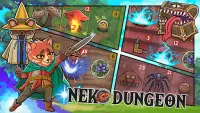 Neko Dungeon: Puzzle RPG Screen Shot 0