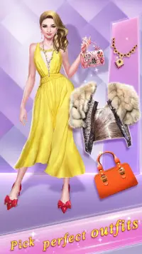 Fashion Cover Girl Dress Up Game Screen Shot 0