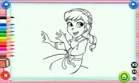 Elsa Anna Coloring Pages Screen Shot 0