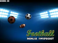 Football Ninja Swipe Out Games Screen Shot 14