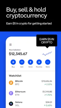 Coinbase - Bitcoin Wallet Screen Shot 0
