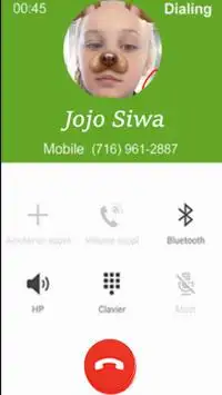 Jojo siwa fake call Screen Shot 1