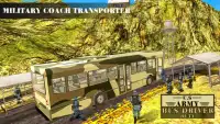 US Army Transport Bus Driver Duty: Army Bus Game Screen Shot 1