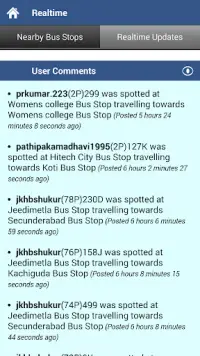 Hyderabad RTC Info Screen Shot 7