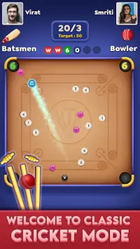 Carrom Cricket: Premier League Screen Shot 1