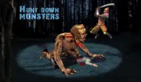 Werwolf Monster Jäger 3D: Großer Fuß Jagd Spiele Screen Shot 9