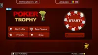 Poker Trophy - Online Texas Holdem Poker Screen Shot 2