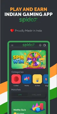 Play Quiz and Win - Spido7 Screen Shot 1