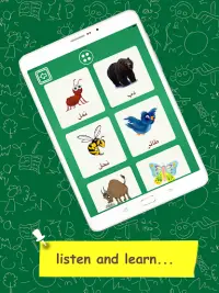 Aprenda el vocabulario arábica - Niños Screen Shot 7