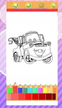 Mcqueen coloring pages - cars 2018 Screen Shot 1