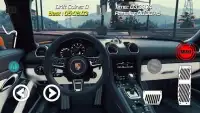 Drift Yarışı Porsche 718 Boxster Simülatör Oyunu Screen Shot 1