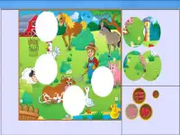 Quebra-cabeças crianças Farms Screen Shot 4