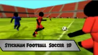 Stickman Football (Soccer) 3D Screen Shot 0