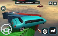 RoofTop Limo Car Stunt Ride Screen Shot 13