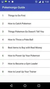 Viral Game Guide Pokemon Go Screen Shot 1