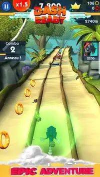 Super Sonic Boom Rush : Adventure Dash 3D Screen Shot 0
