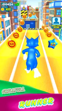 Cat Run : Tom Subway Runner 3D Screen Shot 2