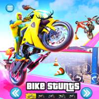 Super Hero Bike Mega Ramp 2021 _ Racing Simulator