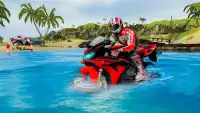 Water surfer moto fiets race Screen Shot 0