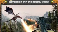 Jogo de tiro de atirador de caça ao dragão Screen Shot 0