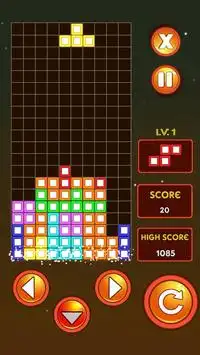 Classic tetris puzzle Screen Shot 0