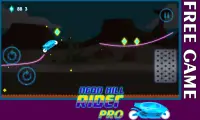 Neon Hill Rider Pro - Neon hill rider pro racing Screen Shot 5
