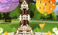 शादी का केक सजावट खेल Screen Shot 1