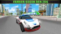 Auto vs Zug Real Racing Simulator Screen Shot 3