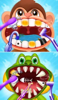 Jungle Animal Dentist Game Screen Shot 4