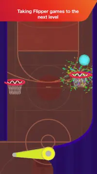 Pinball BasketBall Multiplayer - Hoops Online Game Screen Shot 3