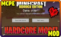 Hardcore Mode MCPE - Minecraft Mod Screen Shot 2