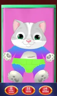 Baby Katze Arzt Screen Shot 3