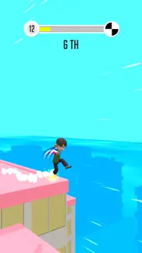 Parkour Jumping Race - Забавный 3D Бегун на Крыше Screen Shot 7