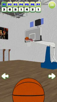 Basketball Party Shot - Multiplayer Sports Arcade Screen Shot 0