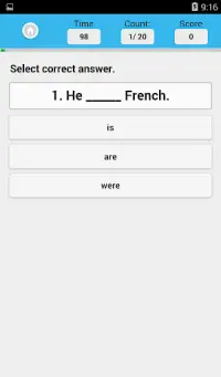 English Quiz Screen Shot 3