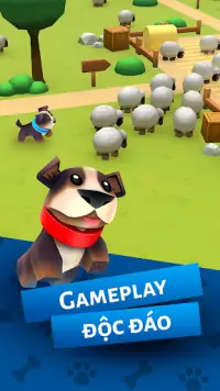Dog and sheep - đua xe nông trại & đuổi theo Screen Shot 0