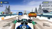 Balapan di Moto Jalan Raya racer Screen Shot 7