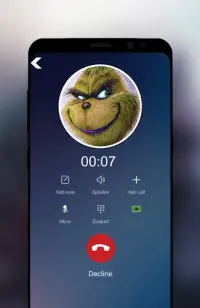 Fake call for the Grinch 2021 Screen Shot 3