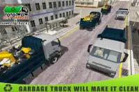 Recolha de lixo caminhão de lixo de condução 3D Screen Shot 0