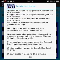 Chess Queen,Knight and Rook Problem Screen Shot 6