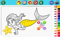 Mermaid Coloring Games Screen Shot 3