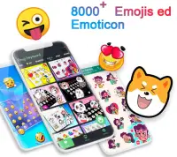 Tastiera Emoji -GIF, adesivi Screen Shot 0