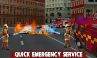 Rescue Fire Brigade Simulator - FireFighter Games Screen Shot 2