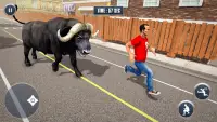 Angry Bull Wild Attack City Revenge Screen Shot 2